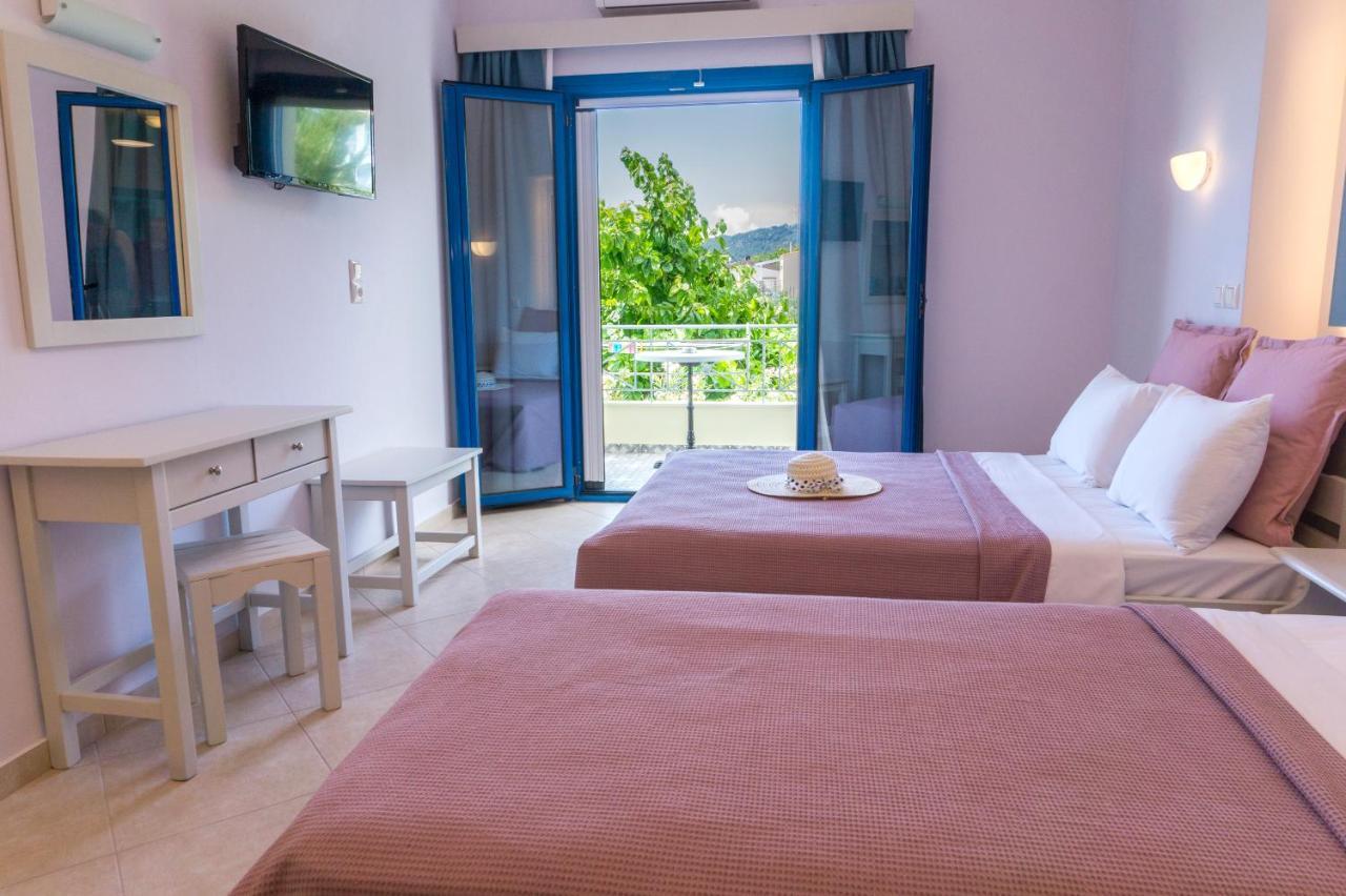 Hotel Loukas Vrachos ปาราเลีย วราชู ภายนอก รูปภาพ