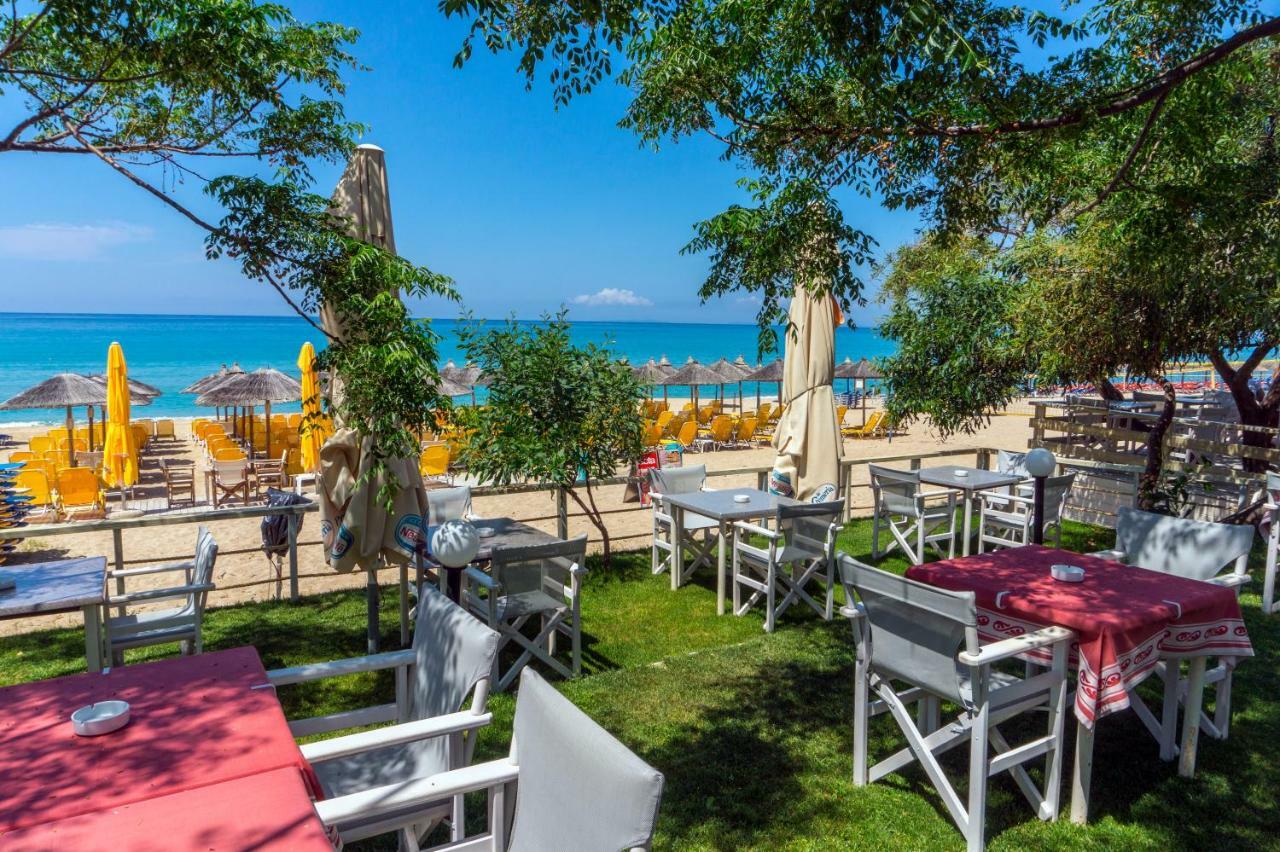 Hotel Loukas Vrachos ปาราเลีย วราชู ภายนอก รูปภาพ